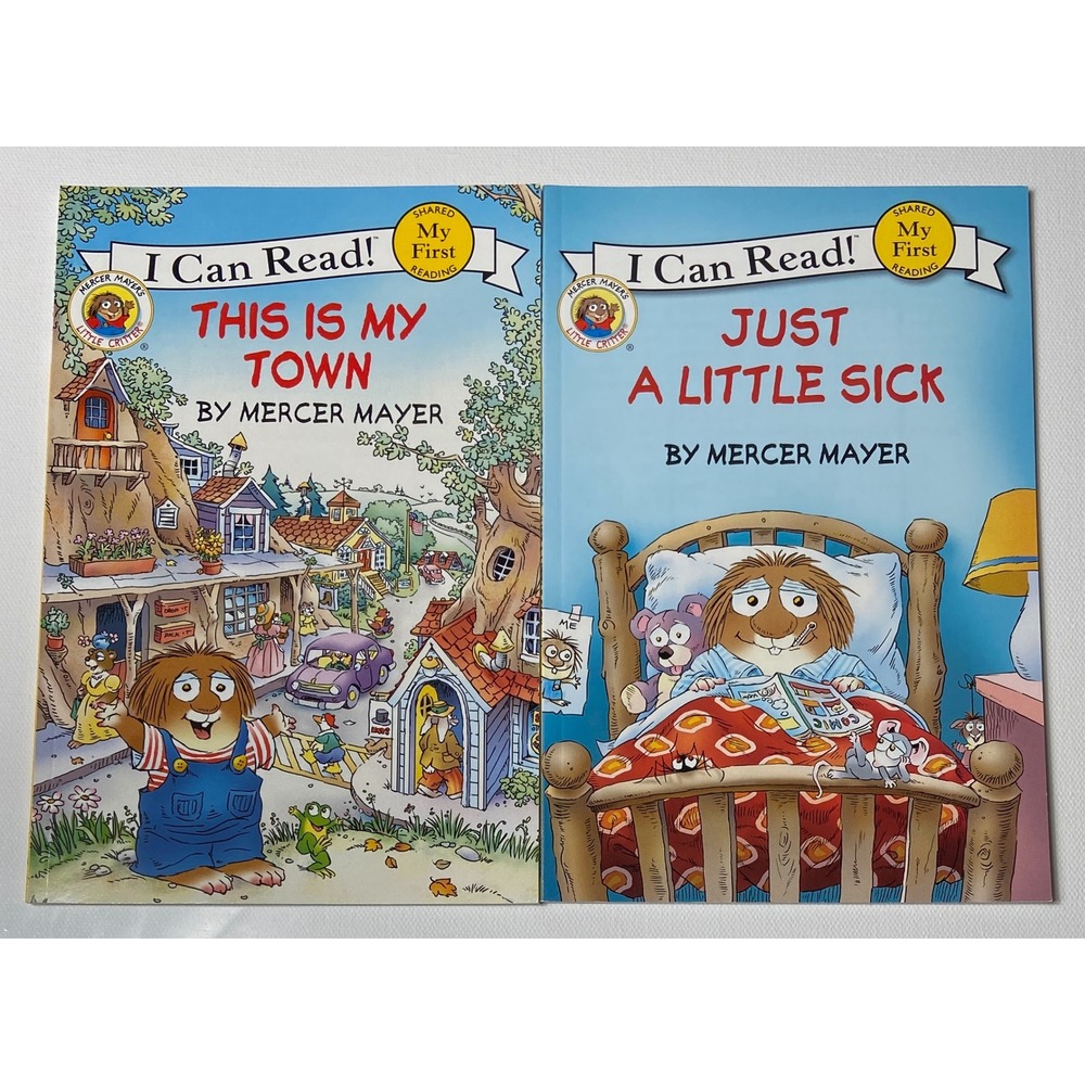 I Can Read! Little Critter This Is My Town & Just A‎ Little Sick Books